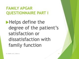 TOOLS IN FAMILY HEALTH ASSESSMENT | PPT