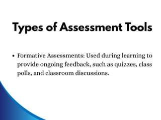 Guide to Assessment Tools in Education: Types, language assessments in ...