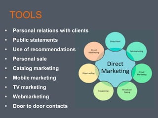 Tools of direct marketing | PPTX