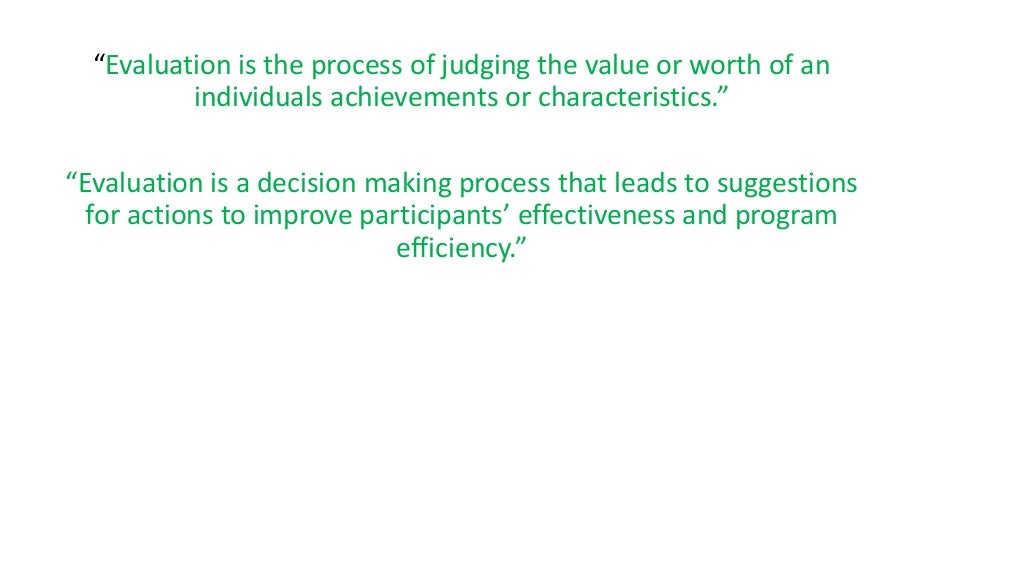Tools Of Evaluation Ppt