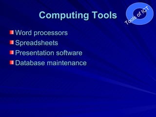 Tools Of ICT | PPT