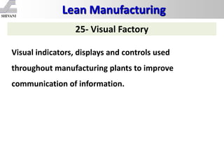 Tools of lean mfg | PPTX