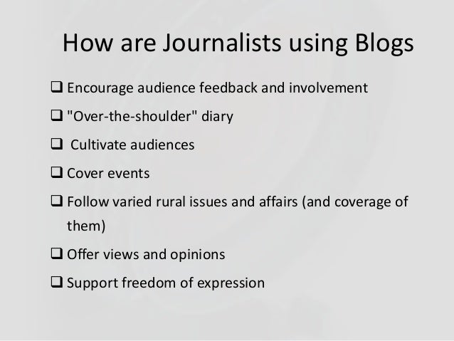 Digital Media New Genre of Journalism