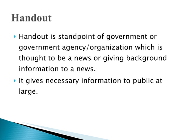 Tools Of Public Relations