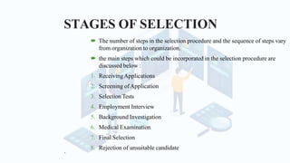 Tools of selection | PPTX