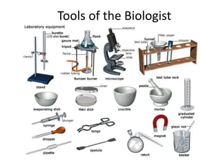 Tools of the Biologist
 