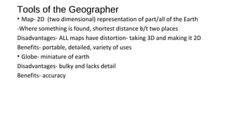 Tools of the geographer | PPT