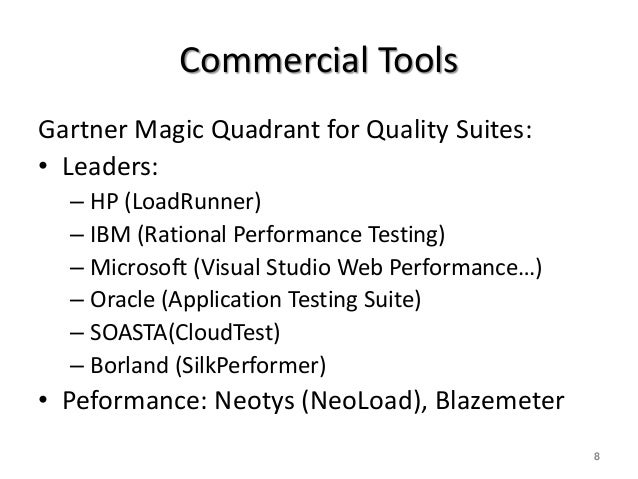 web performance testing tools
