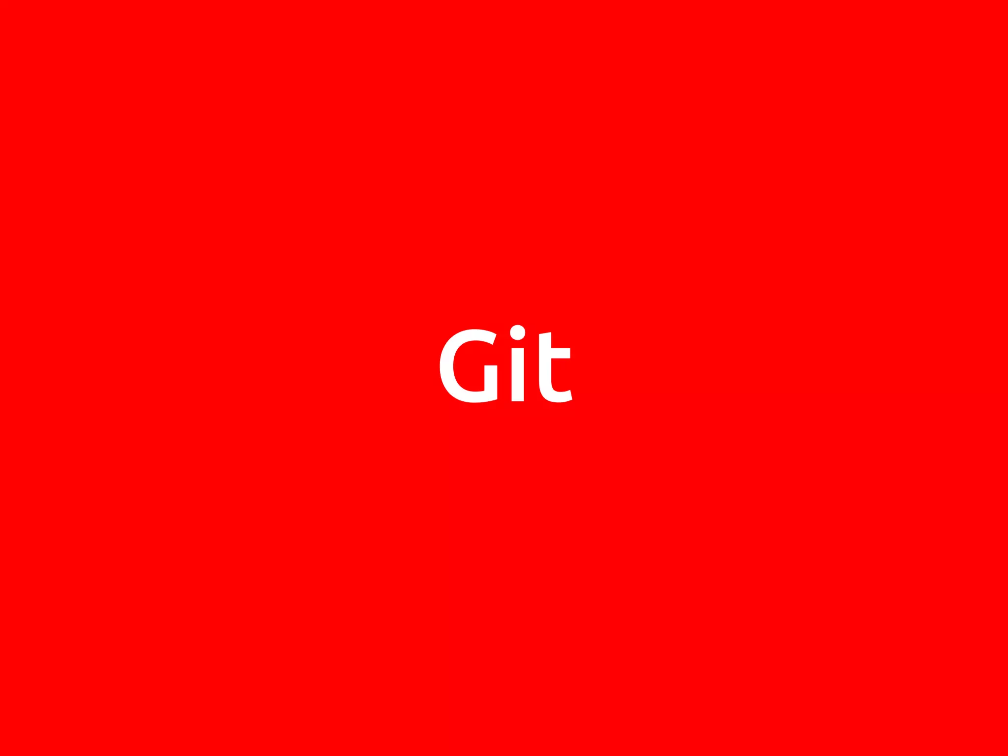 Git 