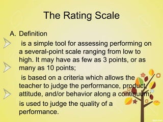 Tools to assess the curriculum | PPTX