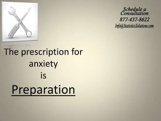 The prescription for
anxiety
is

Preparation

 