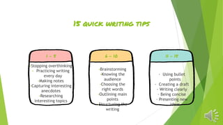 Tools To Improve Academic Writing | PPTX