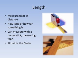Tools Used For Measurement | PPTX