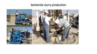 bentonite slurry production
 