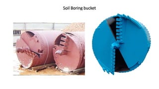 Soil Boring bucket
 