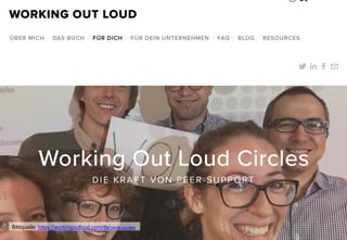 Working Out Loud (WOL)
Bildquelle: Toa Heftiba (Unsplash)
Bildquelle: https://workingoutloud.com/de/circle-guides
 