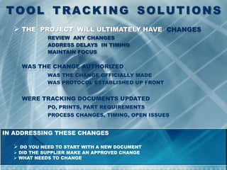 Tool Tracking Solutions | PPT