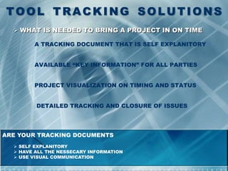Tool Tracking Solutions | PPT