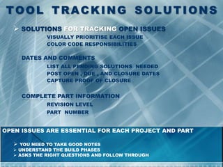 Tool Tracking Solutions | PPT