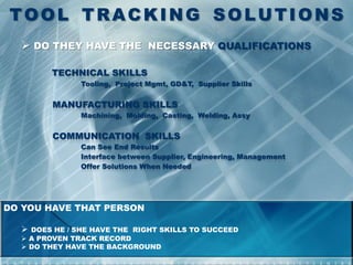 Tool Tracking Solutions | PPT