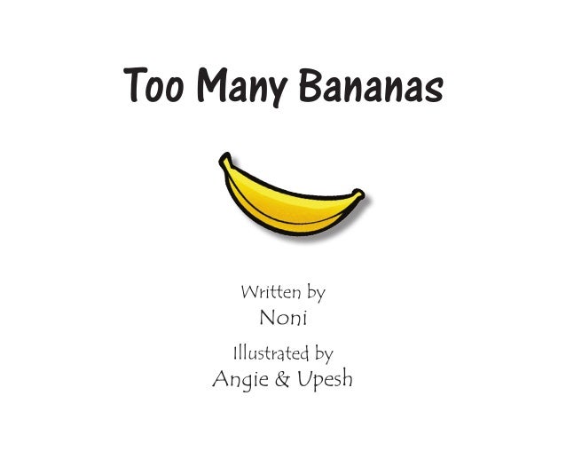 Too many bananas english low res