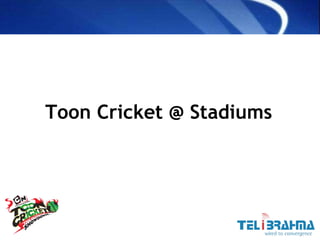 Toon Cricket @ Stadiums 