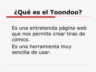 Toondoo | PPT