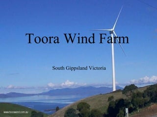 Toora Wind Farm South Gippsland Victoria 