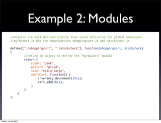 Tools For jQuery Application Architecture (Extended Slides) | PPT