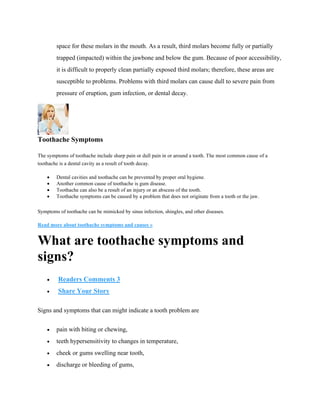 Toothache | PDF