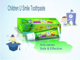 Children U Smile Toothpaste Anti-caries Safe & Effective 