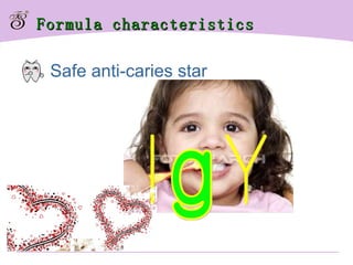 Safe anti-caries star IgY Formula characteristics 