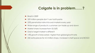 Colgate is in problem……?
 