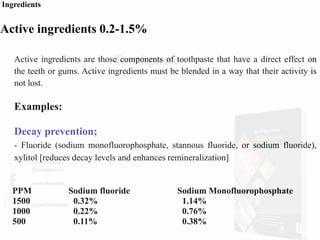 Toothpaste | PDF