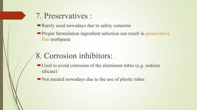 Toothpastes | PPTX | Dental Health | Diseases and Conditions