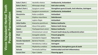 Tooth Powder Formulation HERBAL TOOTH POWDER.pptx