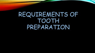 Tooth preparation part 1