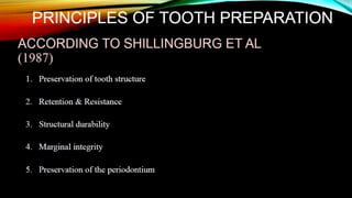 Tooth preparation part 1