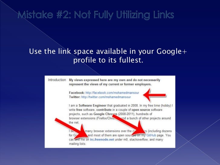 Things you should not do on Google Plus