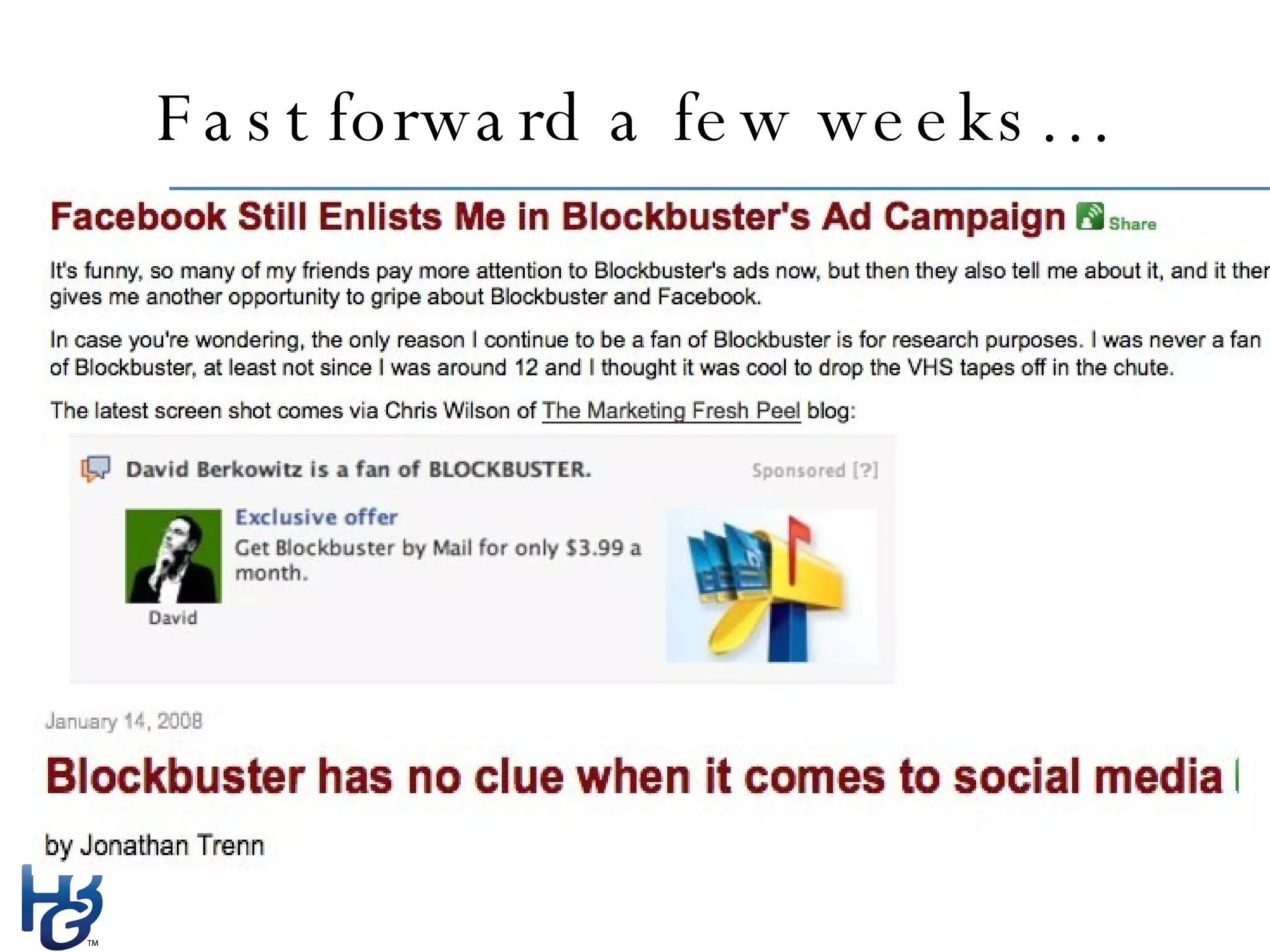 Fast forward a few weeks… 