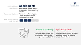 Top 10 - negotiating oracle saas contracts | PPTX