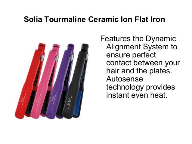 solia tourmaline ceramic flat iron
