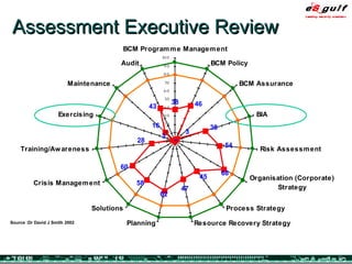 Assessment Executive Review Source :Dr David J Smith 2002 