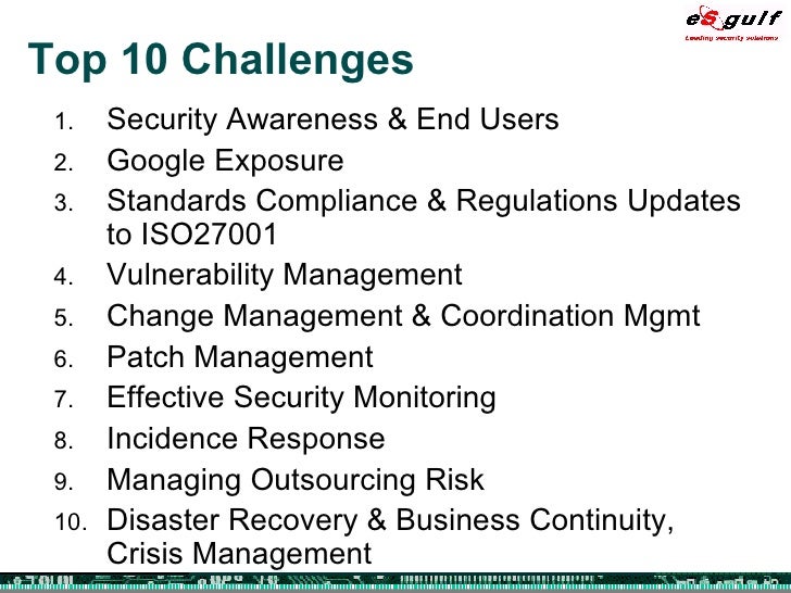The Top 10 Challenges Of Special >> Top 10 Security Challenges The Top 10 Challenges Of Special >> Top 10 Security Challenges