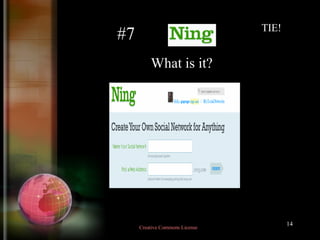 #7  What is it?  TIE! Creative Commons License  