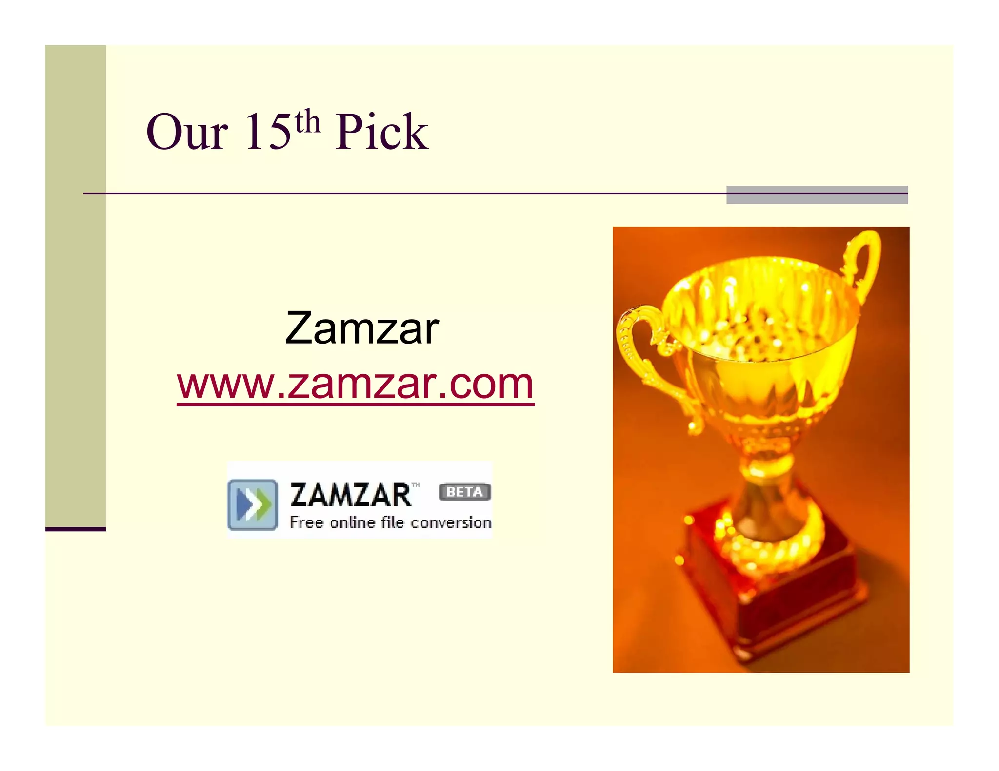 Top 20 Free Web Applications for Teachers and Librarians