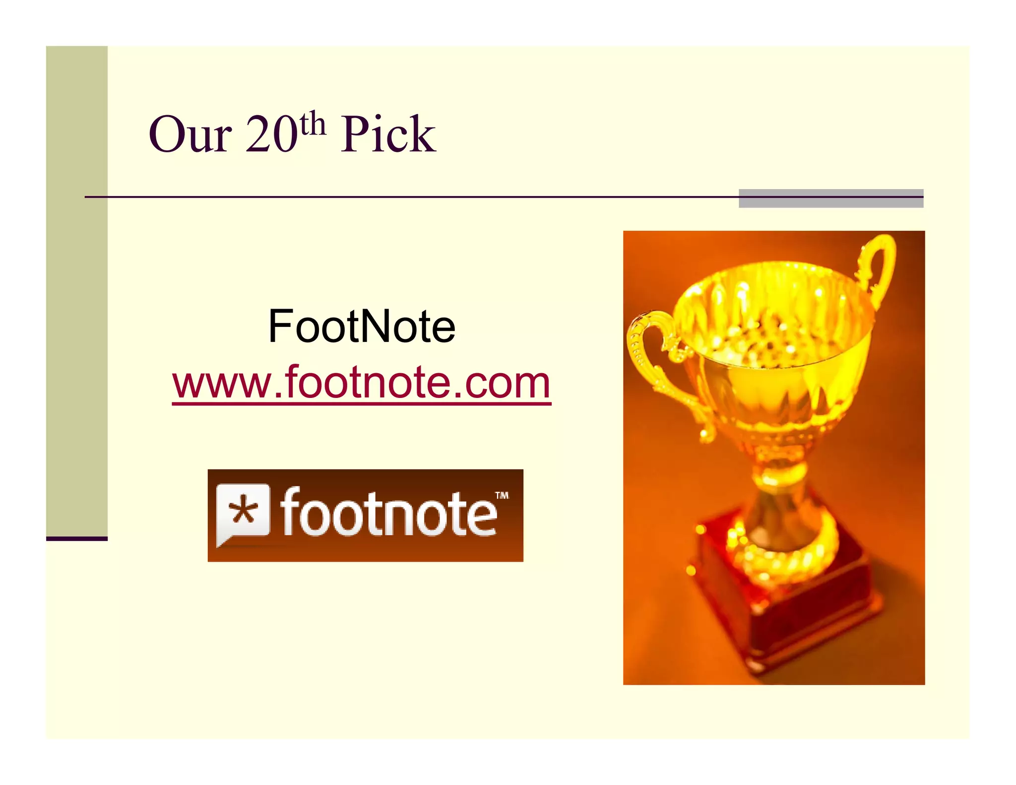 Top 20 Free Web Applications for Teachers and Librarians