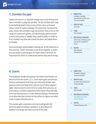 Top 20-team-building-exercises-activites | PDF