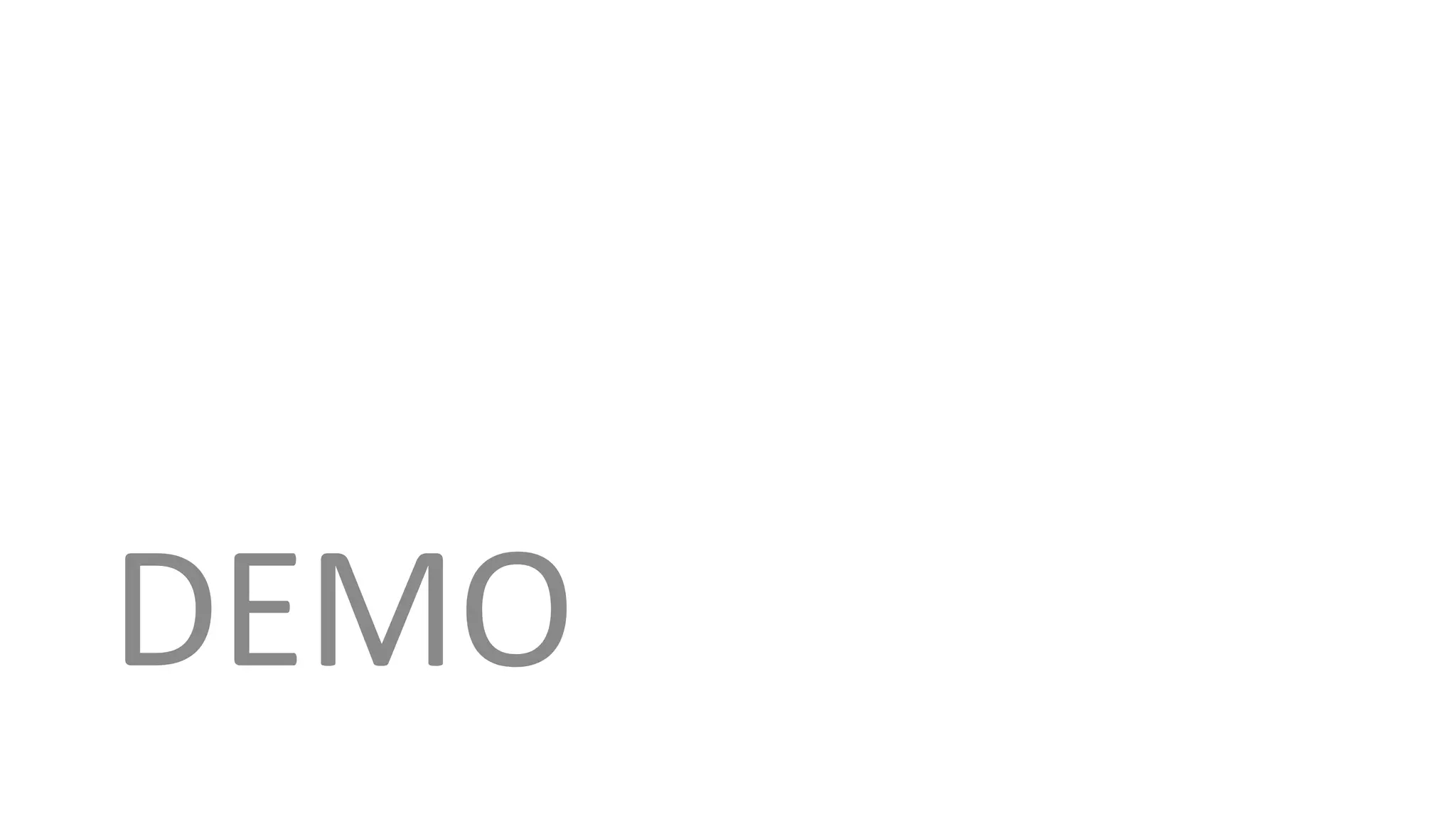 DEMO
 