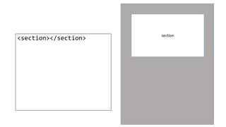 <section></section> section
 